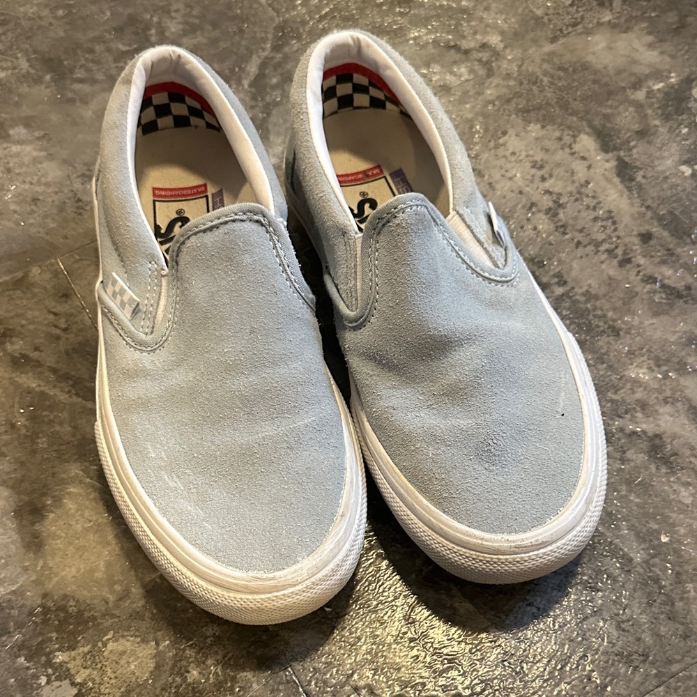 Light Blue Slip-On Vans